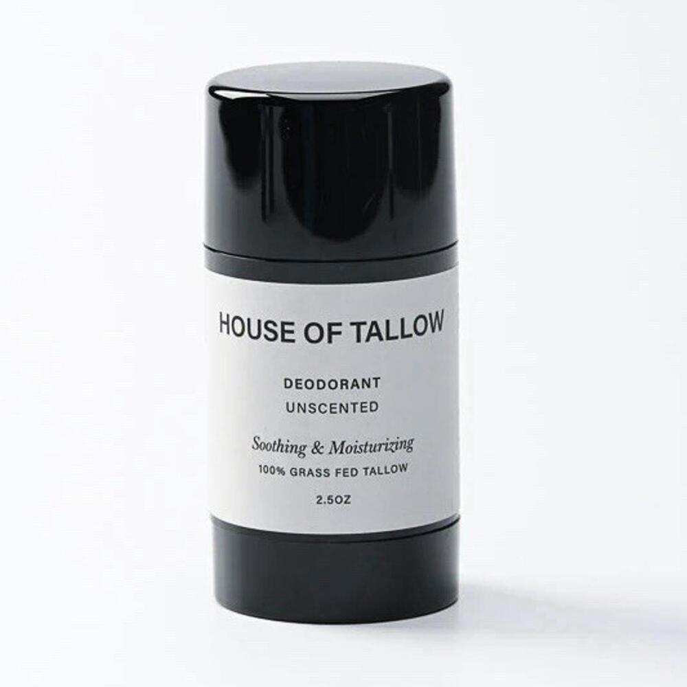 House of Tallow Unscented 100% Grass Fed Tallow Natural Moisturizing Deodorant